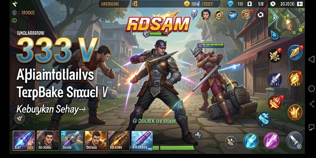 Tampilan antarmuka utama 333V yang modern dan fungsional.