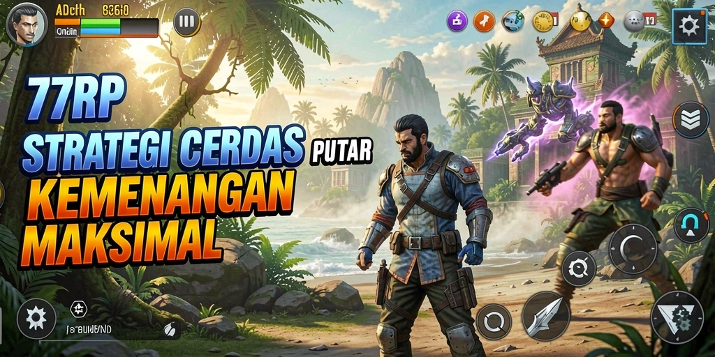 Tampilan gameplay <strong>77RP</strong> yang menakjubkan dengan strategi mendalam.