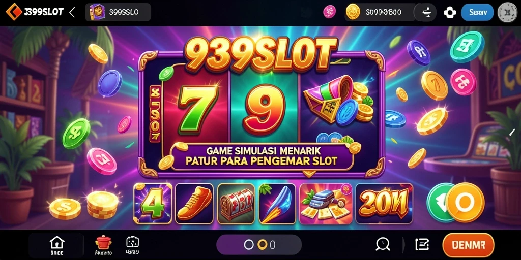 Tangkapan layar gameplay 9399SLOT yang menampilkan momen mendebarkan saat memutar gulungan.