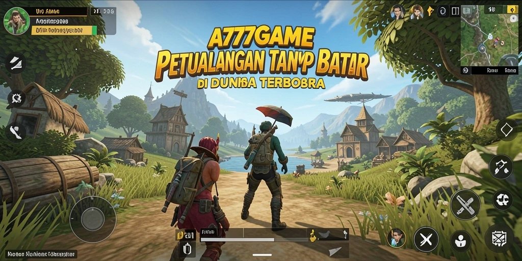 Screenshot A777GAME menampilkan gameplay yang menarik dalam dunia terbuka.