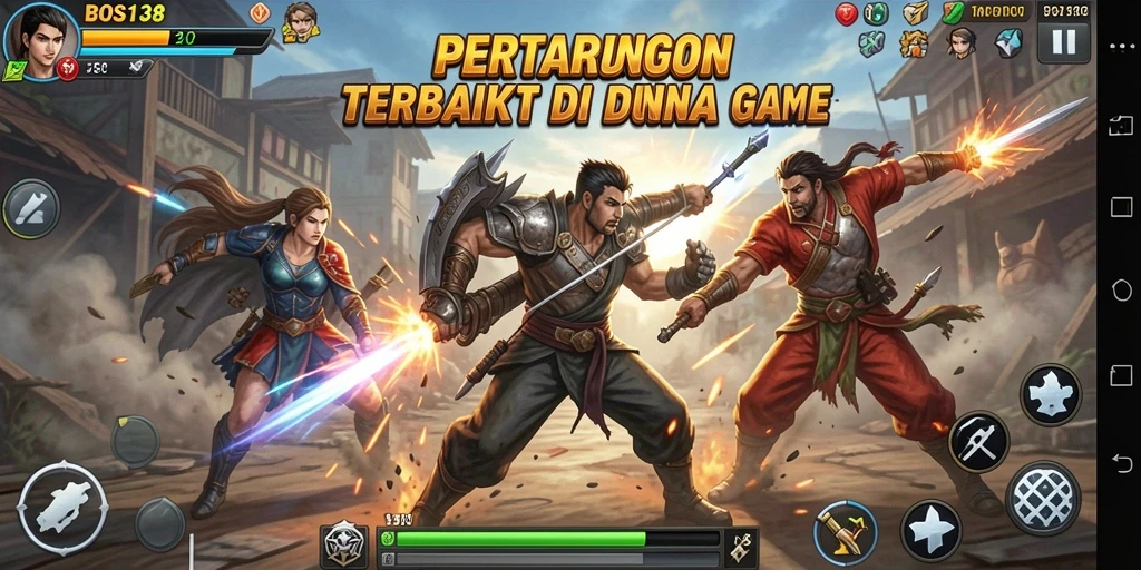 Screenshot BOS138 menampilkan aksi pertarungan yang mendebarkan.