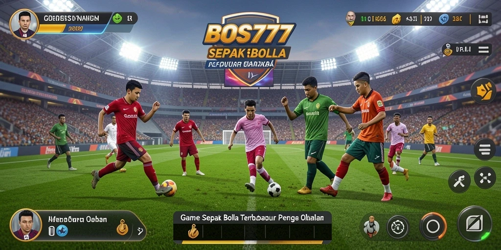 Tampilan seru permainan sepak bola di BOS777 dengan aksi mendebarkan.