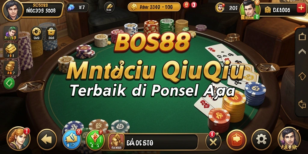 Screenshot utama gameplay QiuQiu di BOS88 yang menarik.