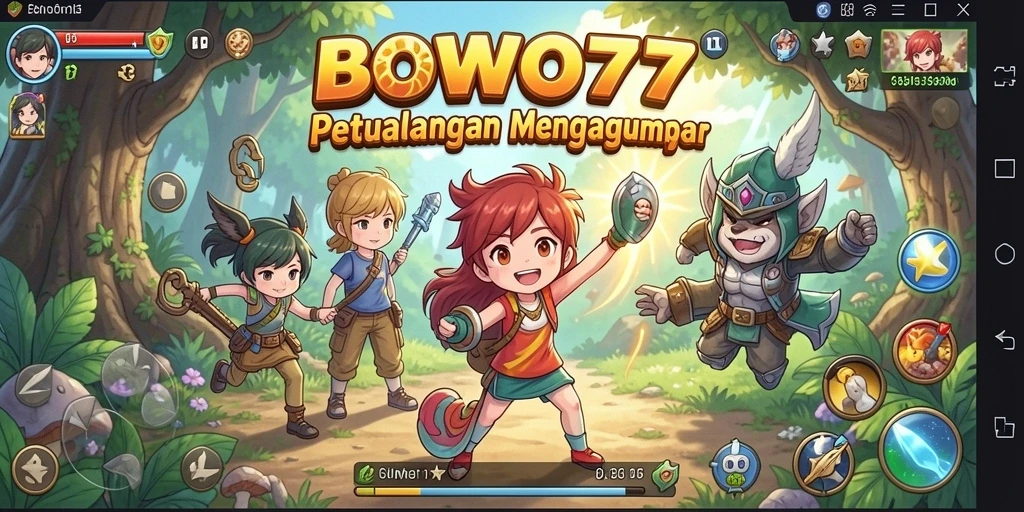 Tampilan gameplay seru dan grafis menawan dari BOWO77.