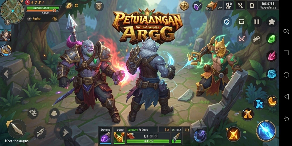 Screenshot ID6788 menampilkan pertarungan epik antara karakter dan monster.