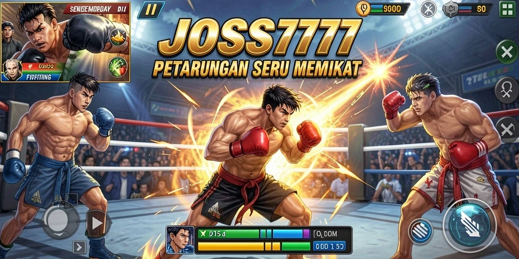 Gameplay JOSS777 yang menegangkan dalam pertarungan penuh aksi.
