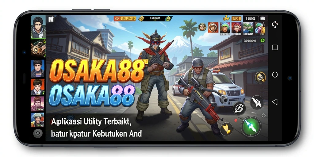 Tampilan utama OSAKA88 yang menawan dan fungsional.