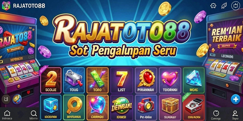 Tampilan gameplay seru dalam RAJATOTO88 yang penuh warna.