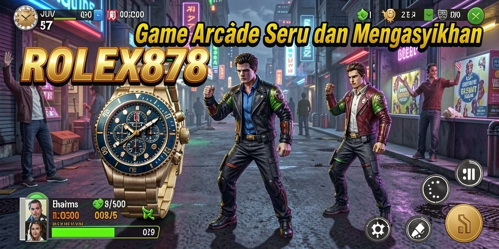 Tangkapan layar dari gameplay seru ROLEX878 yang menghibur.