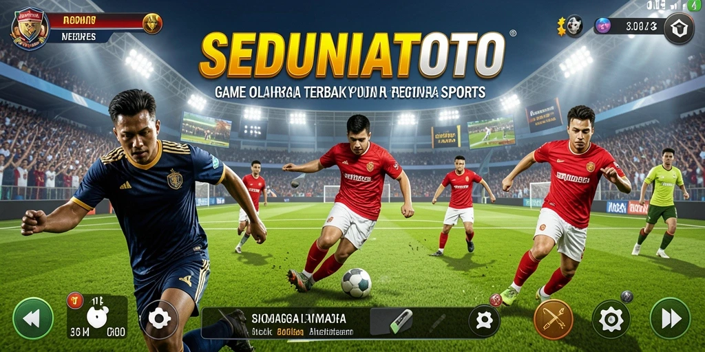Gameplay seru di SEDUNIATOTO dengan berbagai cabang olahraga.