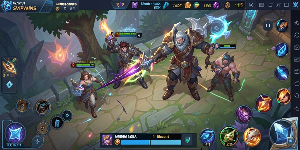 Gameplay action-packed dari SVIPWINS yang menegangkan.