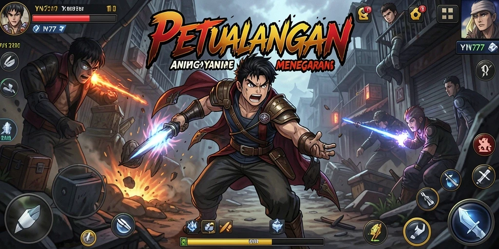Gameplay seru dengan karakter Anime favorit.